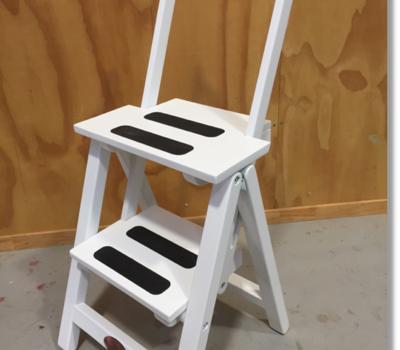 image of Painted Pine Step Stool