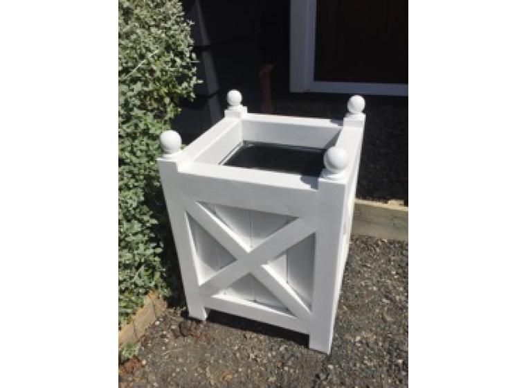product image for Small painted wooden planter box