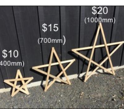 image of wooden stars